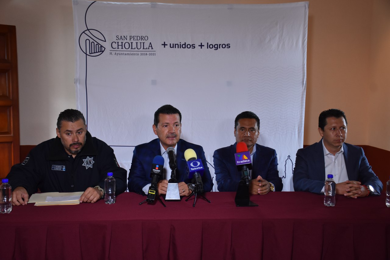Registra San Pedro Cholula resultados positivos en seguridad pública: Luis Alberto Arriaga Lila 