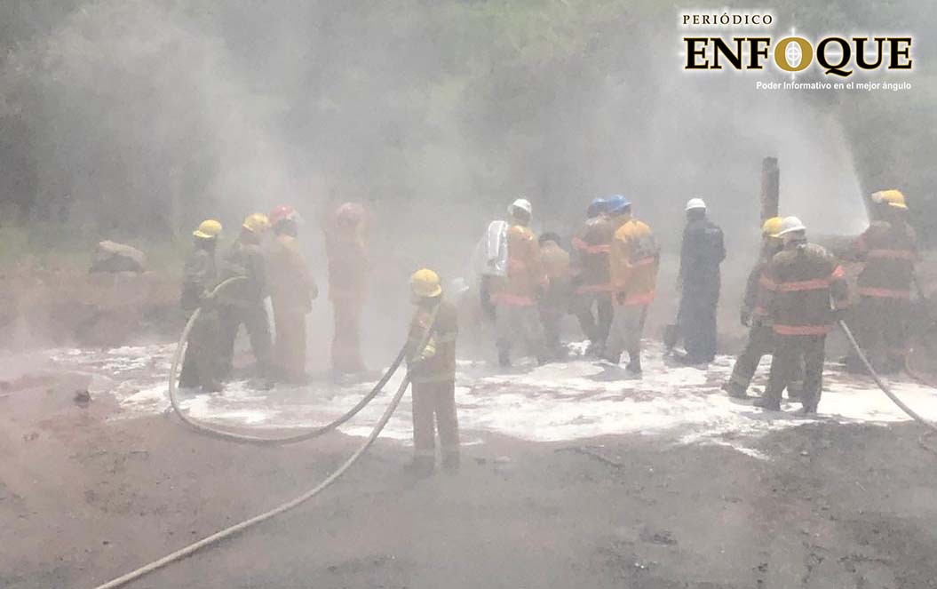 Controlan fuga de Gas LP en Cuautlancingo 