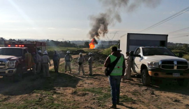 SEGOB confirma seis lesionados tras fuga de gas LP en San Lorenzo Almecatla