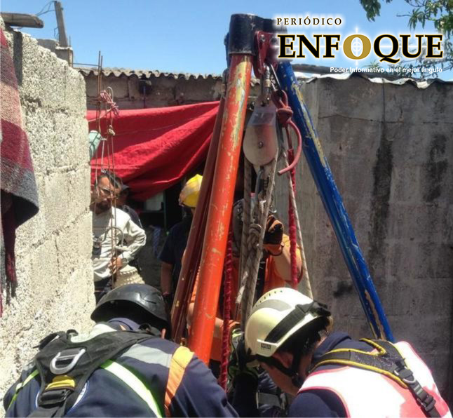 Muere hombre ahogado tras caer a pozo en Amozoc