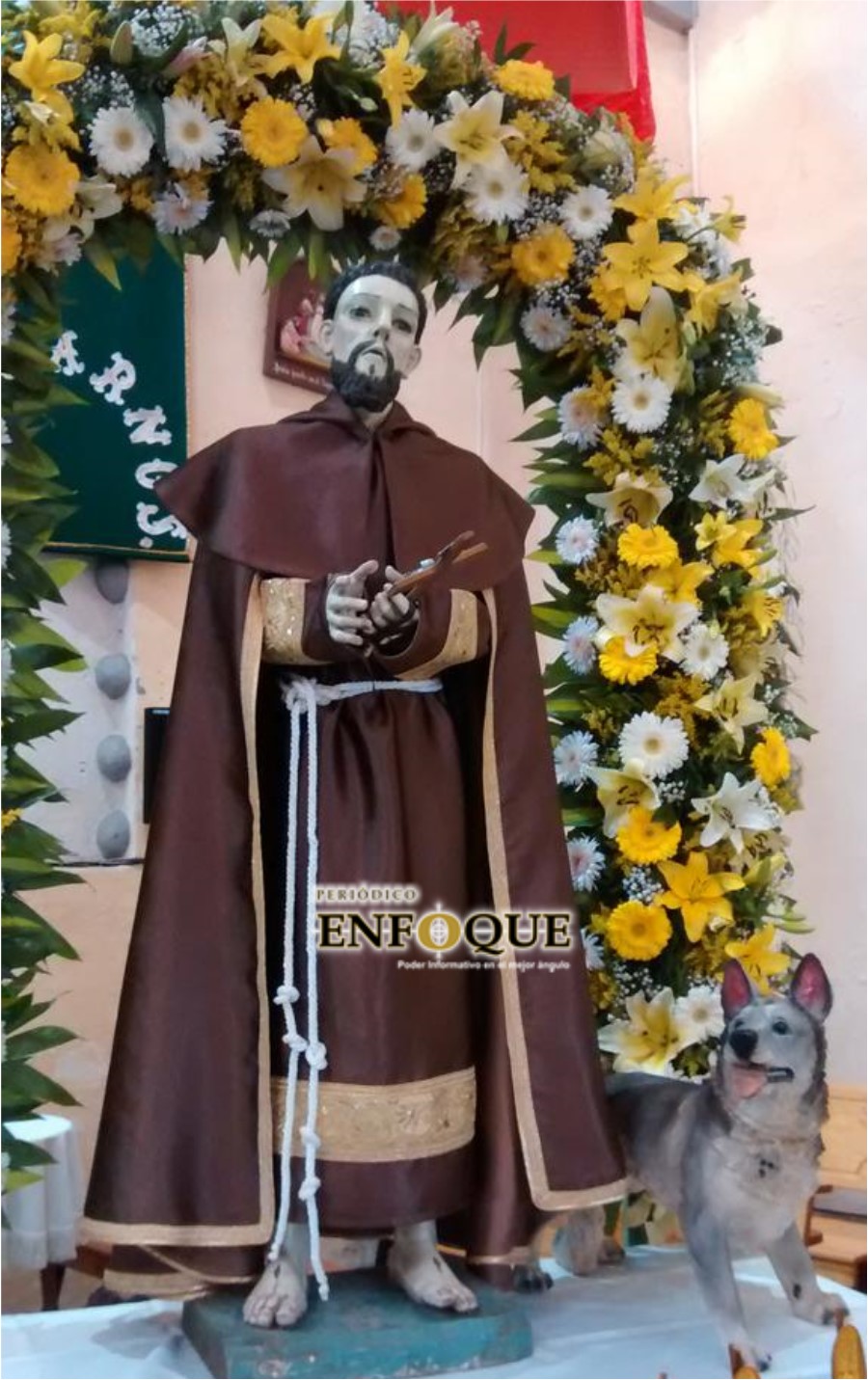 Se realizan celebraciones en honor a San Francisco de Asís 