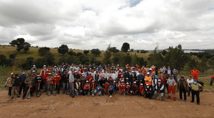 Plantan 500 árboles en el Relleno Sanitario de Chiltepeque (Fotos)