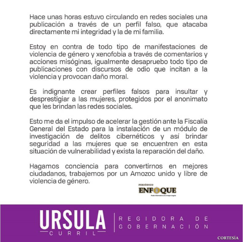 Regidora de Amozoc acusa ser víctima de violencia política de Género