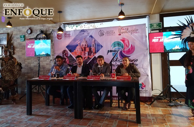 Anuncia San Andrés Cholula actividades por Séptimo Aniversario de Pueblo Mágico 