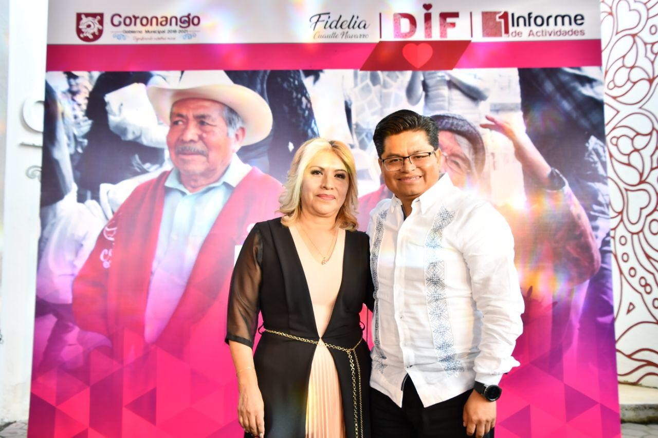 Rindió presidenta del DIF de Coronango su Primer Informe