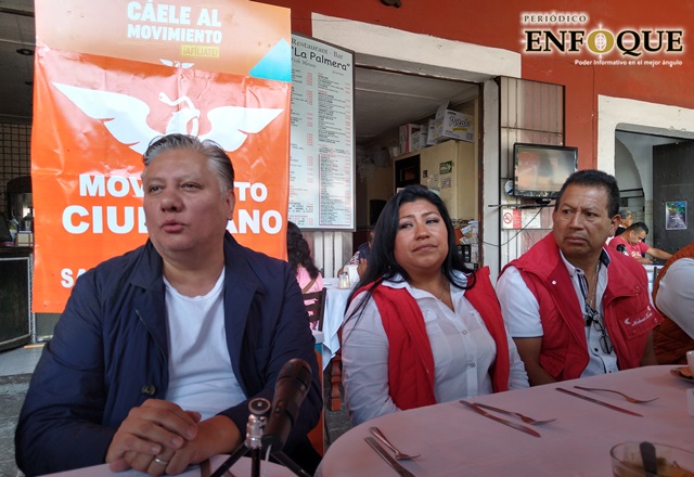 Busca Movimiento Ciudadano en Puebla alcanzar los 13 mil afiliados: Fernando Morales