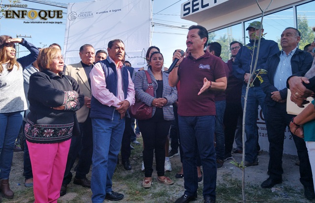 Anuncia Arriaga Lila recuperación de áreas verdes en ampliación Momoxpan 