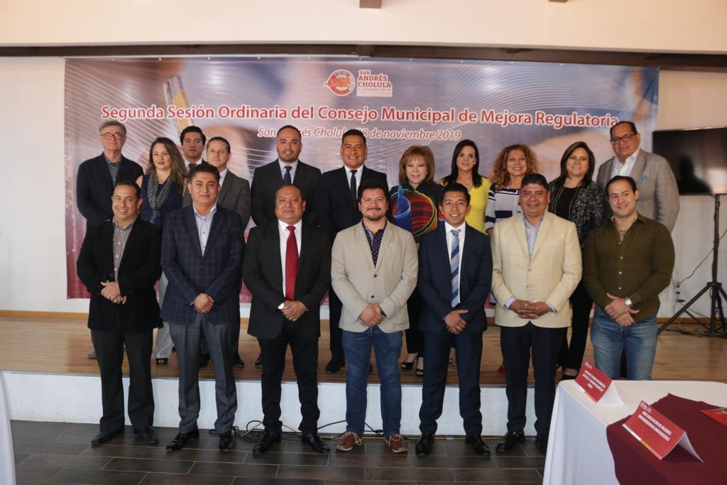 San Andrés Cholula celebra Segunda Sesión del Consejo de Mejora Regulatoria