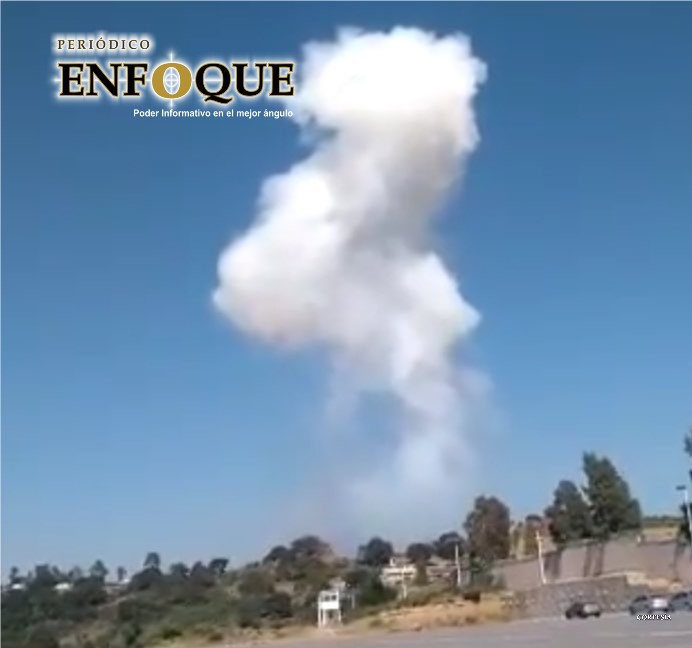 Explota polvorín en Amozoc