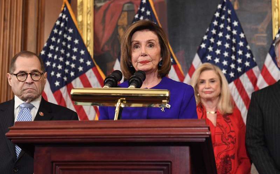 Demócratas imputarán a Trump por abuso de poder y obstrucción al Congreso