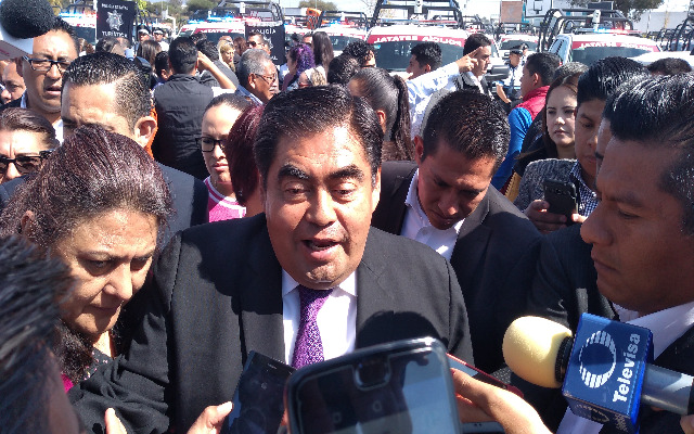 Afirma Barbosa que ya hubo cambios en mandos de seguridad de San Martín Texmelucan y municipios de la zona conurbada