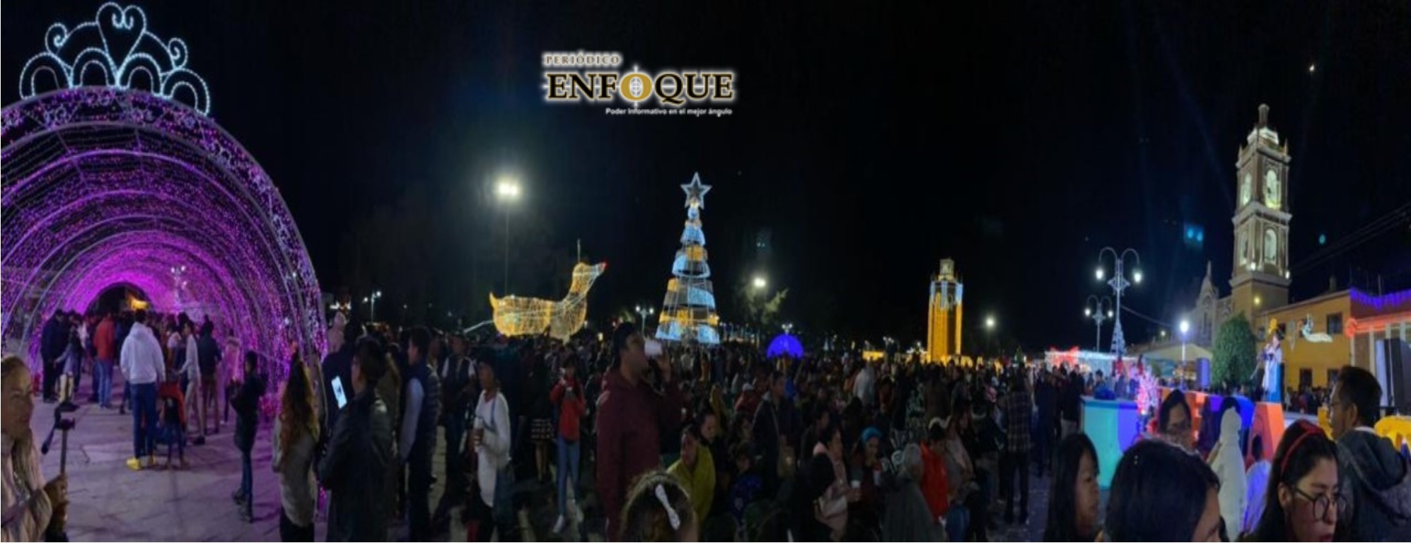 Tepeaca recibe decenas de visitantes por temporada navideña