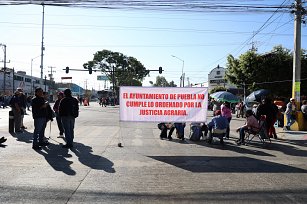 Ejidatarios de San Baltazar Campeche abren diálogo con autoridades tras protesta