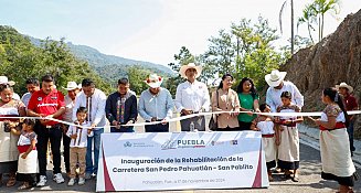 Sergio Salomón impulsa el progreso con obras viales en tres municipios