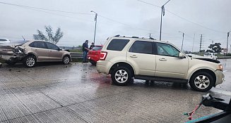 Lluvia en Puebla causa múltiples accidentes sin lesionados en el Periférico Ecológico