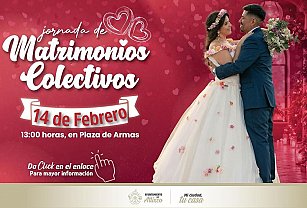 Bodas Comunitarias en Atlixco: Celebra el Día del Amor con tu Pareja