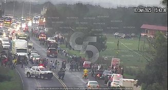 Atienden fuerte incendio en empresa de CIX III, Tlaxco; sin lesionados