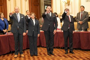 José Chedraui toma protesta a nuevos titulares en Seguridad, Tesorería, Contraloría y Secretaría General del Ayuntamiento de Puebla