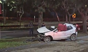 Accidente fatal en Río San Joaquín: conductor pierde la vida al chocar con árbol