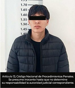 Detienen a joven por posible delito contra la salud en Concepción Guadalupe