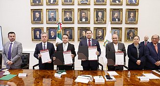 Gobernador de Puebla firma 'Pacto a Favor del Empleo' con empresarios y sindicatos