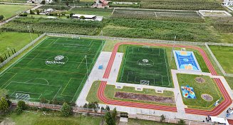 Palabra cumplida en San Antonio Cacalotepec; inaugura Mundo Tlatehui nuevo deportivo