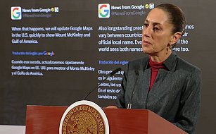 Claudia Sheinbaum enviará carta a Google para aclarar el cambio de nombre del Golfo de México