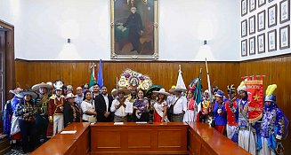 Entrega Gobierno de Cholula la Plaza de la Concordia a carnavaleros 