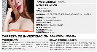 Ayuda a localizar a Zoe Daley, desaparecida en Apizaco: tu apoyo es vital