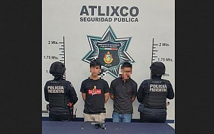 Captura de asaltantes en Atlixco: Policía interviene rápido en Lomas Verdes