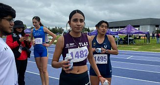 Abril Rojas, orgullo de Tlaxcala, brilla en nacional de atletismo
