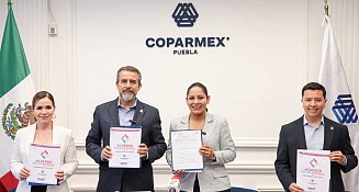 Lupita Cuautle presenta su Agenda de Gobierno ante integrantes de Coparmex