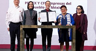 Sheinbaum firma leyes históricas para fortalecer a Pemex y CFE, garantizando soberanía energética