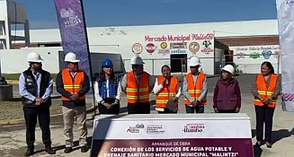 Arranca obra de conexión de servicios en el mercado municipal Malintzi de San Andrés Cholula