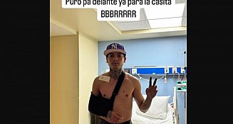 Natanael Cano sufre accidente en motocross y es operado