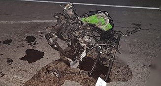 Tragedia en la autopista México-Puebla: mueren dos motociclistas