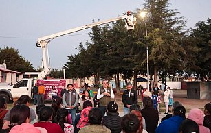 Avanza la modernización del alumbrado público en Puebla