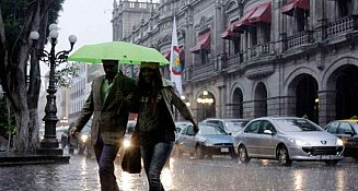 Lluvias refrescan la ciudad de Puebla ante altas temperaturas