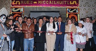 Inauguran en San Pedro Cholula el "Huey Miccailhuitl, la Gran Fiesta de los Muertos"