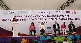 Tlaxcala impulsa transporte gratuito para mujeres embarazadas y reduce riesgos
