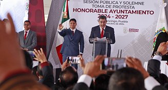 Omar Muñoz asume la presidencia municipal de Cuautlancingo con un fuerte compromiso social