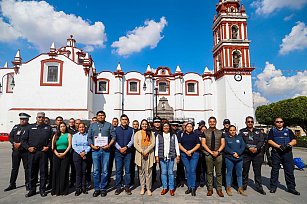 Turismo capacita a policías de San Pedro Cholula para mejorar la atención a visitantes