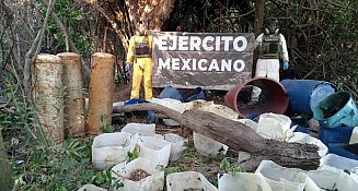 Fuerzas federales aseguran armas y drogas en operativos de Culiacán y Mazatlán