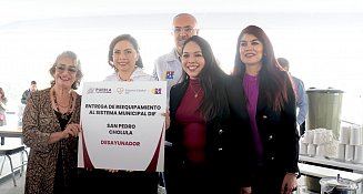 Entregan equipamiento a Sistema Municipal DIF en San Pedro Cholula