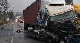 Accidente en la autopista México-Querétaro provoca largo tráfico hacia CDMX