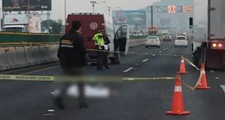 Fatal accidente en la México-Pachuca: hombre muere al cruzar la autopista