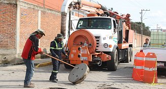 Para protección de la población, arranca Armando Aguirre jornada de limpieza y desazolve en Coronango