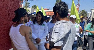 Berenice Porquillo propone solución conjunta para el relleno sanitario en San Andrés Cholula