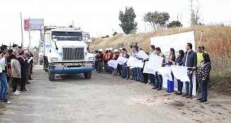 Omar Muñoz da banderazo de inicio a importante acceso al municipio sobre Periférico Ecológico 