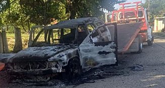 Enfrentamiento armado en Mapastepec, Chiapas, deja 2 muertos y vehículos incendiados